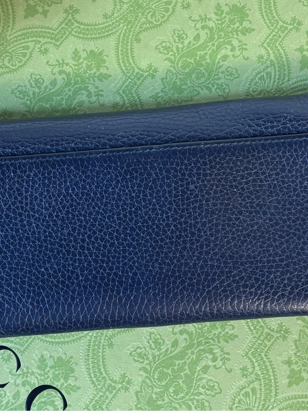 Gucci Navy Bifold Wallet